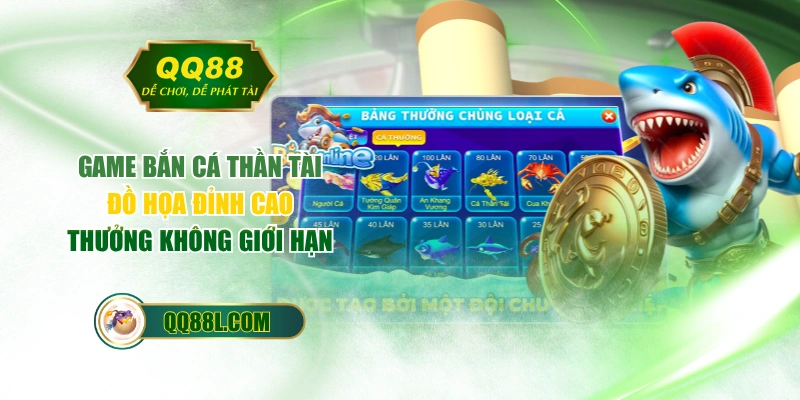 Game Bắn Cá Thần Tài Đồ Họa Đỉnh Cao, Thưởng Không Giới Hạn