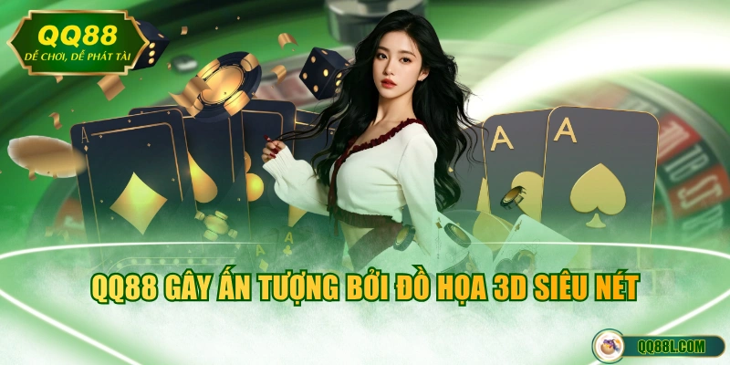 QQ88 gây ấn tượng bởi đồ họa 3D siêu nét