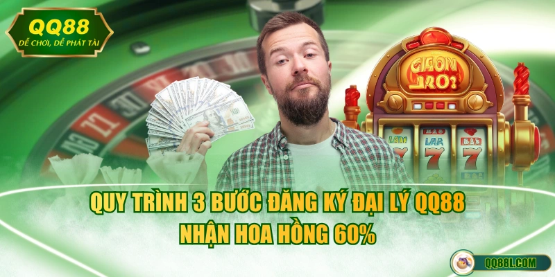 Quy trình 3 bước đăng ký đại lý QQ88 nhận hoa hồng 60% 
