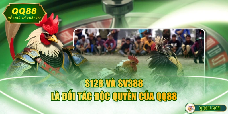 S128 và SV388 là đối tác độc quyền của QQ88